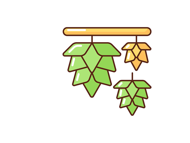 Hops RGB color icon