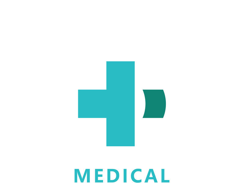 Health care logo icon vector illustration isolated on white background