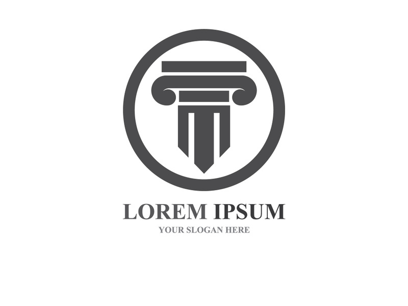 column Logo and symbol Template