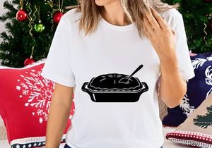 Savory Pie with Spoon Silhouette