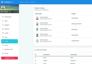 MaterialPro Free React Admin Dashboard Template