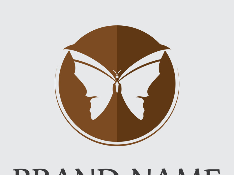 Butterfly logo design