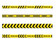 Police line icon design illustration