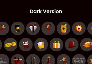 Online Shop Black Friday Illustration Set