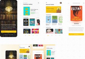 E-Library app UI
