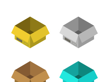 isometric box preview picture