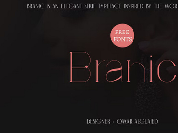 Branic Free Elegant Serif preview picture