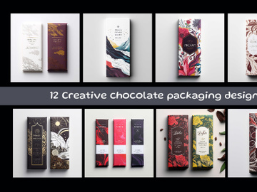 Creative chocolate packaging design preview picture