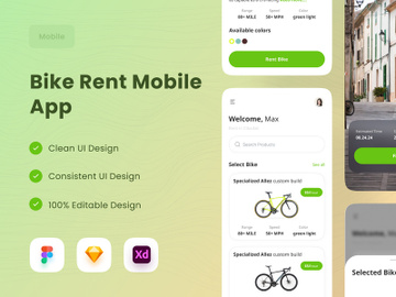 Bike Rent Mobile App preview picture