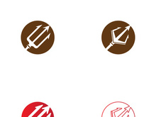 Trident Logo Template vector icon illustration design