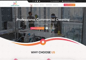 Kit de Interface de Serviço de Limpeza Comercial Profissional