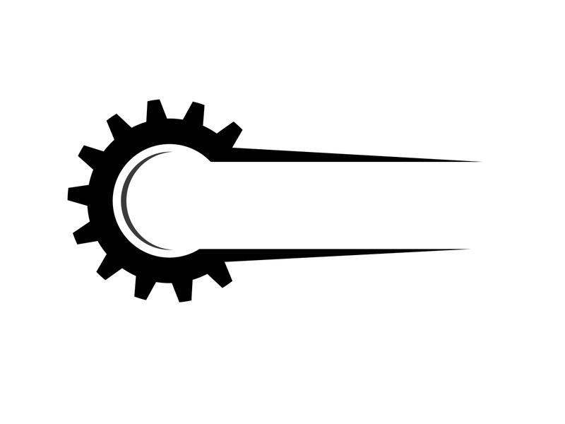 Gear icon logo vector
