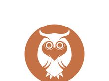 Owl logo icon design animal and simple business abstract vector