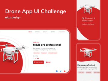 Drone app challenge ui preview picture