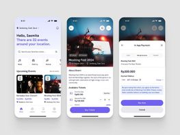 Eventts v1.0 - Event Booking Management | Event Planner | Ticket Booking | Flutter Full Solution App preview picture