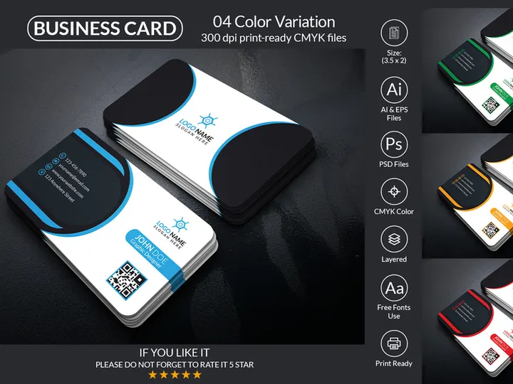 Corporate Business Card Design Template