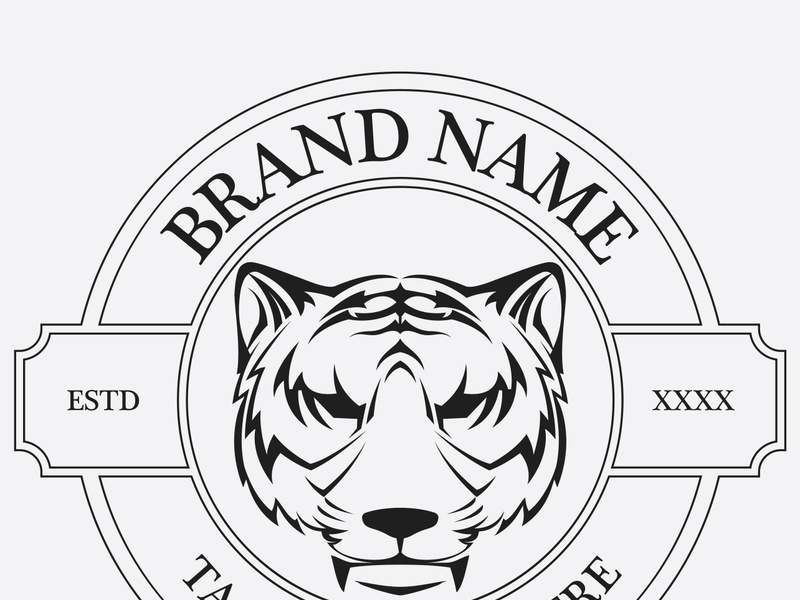 Tiger logo vintage