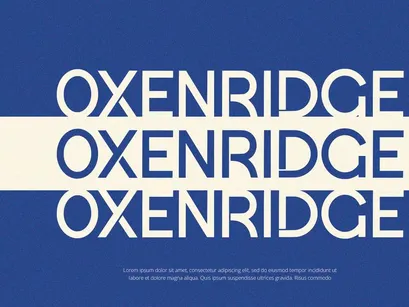 Glacier - Display Font