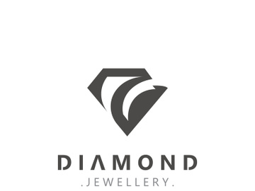Diamond jewelry Logo, jewelry shop business identity, emblem, creative design preview picture