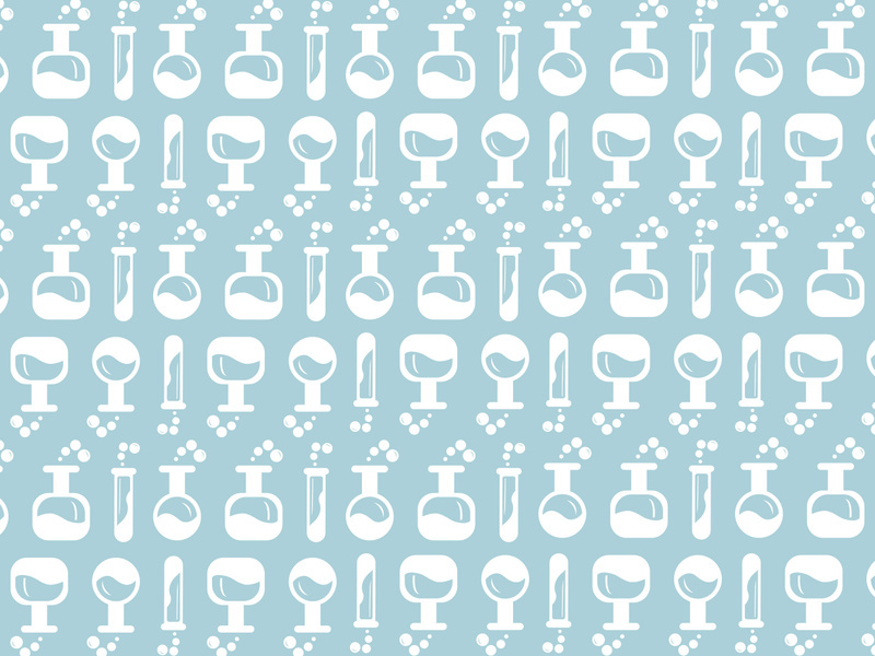 Seamless pattern laboratory vector