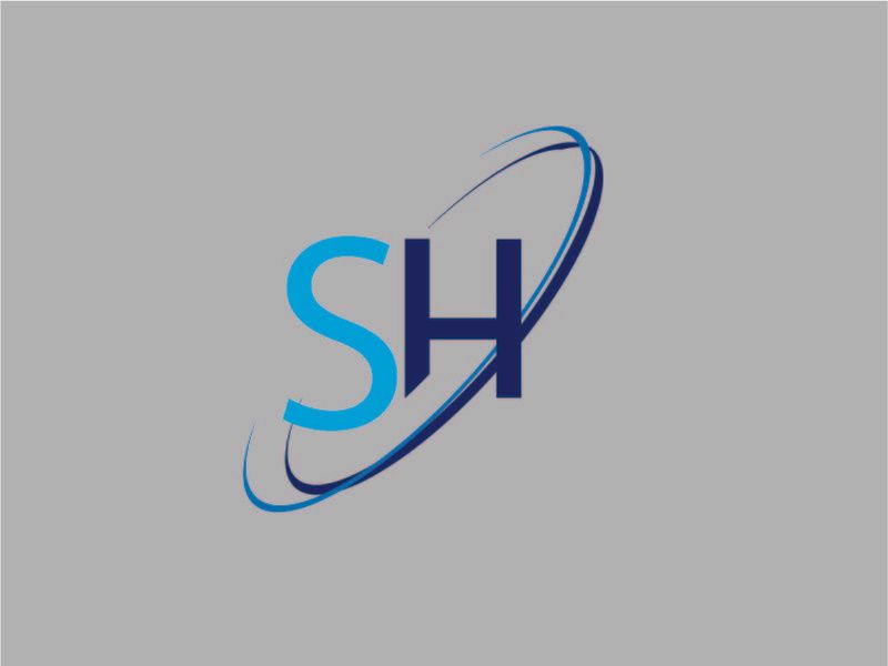 Crafting a Striking S H Logo in Adobe illustrator