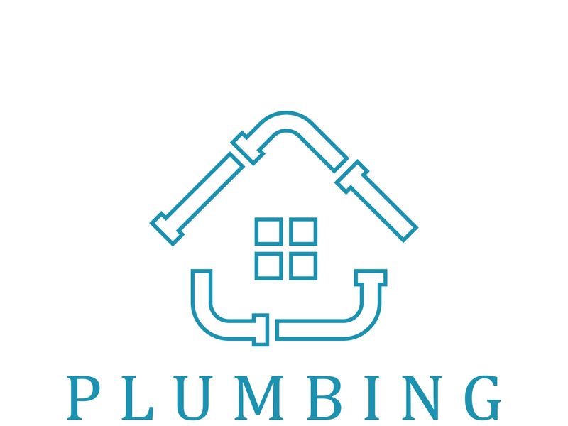 Plumbing logo vector design template. water pipe logo design.Leaking water logotype,Design Concept, Creative Symbol, Icon