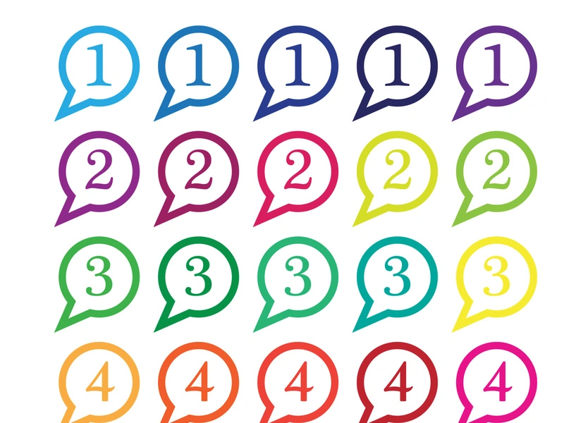 Speech bubble icon Logo template vector illustrations