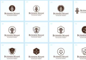 55+ Attorney Logo Bundle