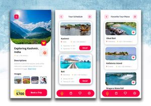 Global Travel Mobile App Ui