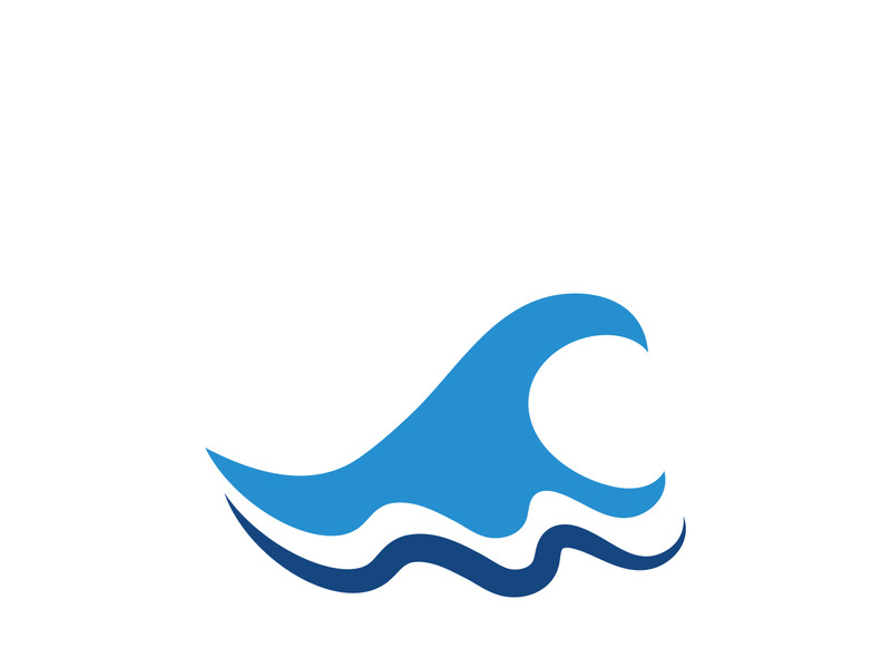 Water wave icon