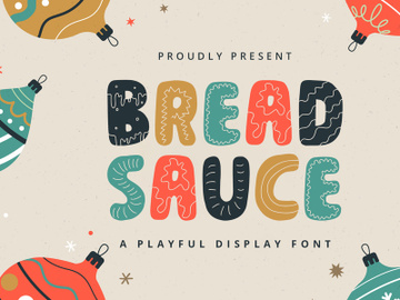 Bread Sauce - Playful Font preview picture