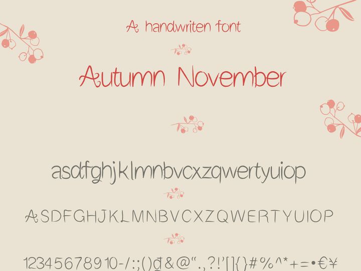 Handwritten font for branding, posters, invitations, social media graphics, and any creative projects