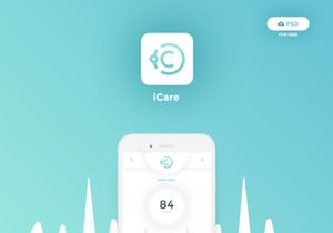 iCare Free Mobile App [PSD]