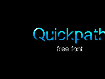 Quickpath Font - Free download preview picture