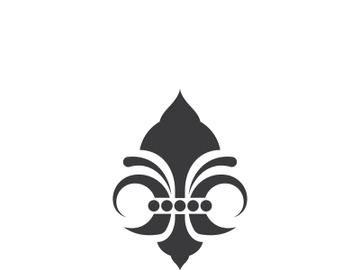 Fleur de lis vector icon preview picture