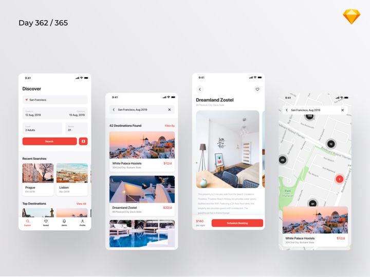 Hostel Booking App - Freebie 