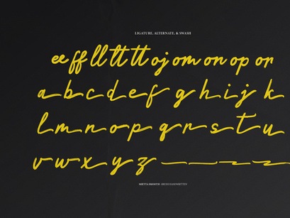 Mietta Smooth | Brush Handwritten Font