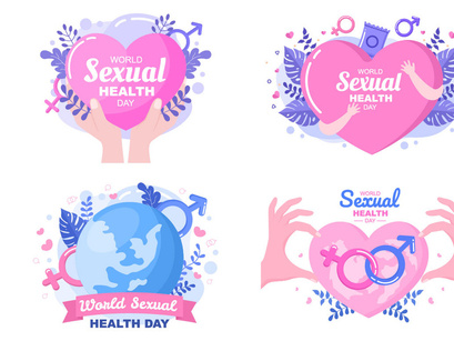 22 World Sexual Health Day Background Illustration
