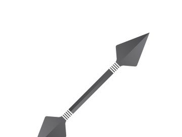 ninja weapons vector logo preview picture