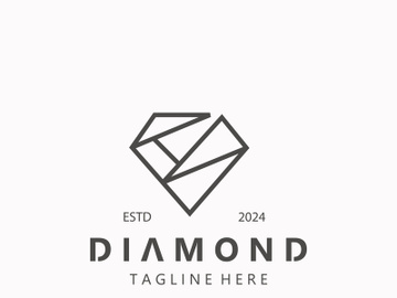 Diamond jewelry Logo, jewelry shop business identity, emblem, creative design preview picture