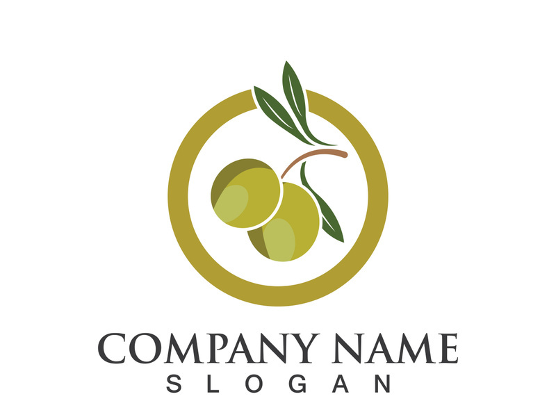 Extra virgin olive oil logo icon design vector illustration