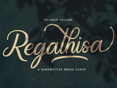 Regalhisa - Calligraphy Script Font