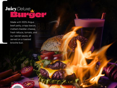 Welcome to the Juicy Deluxe Burger!