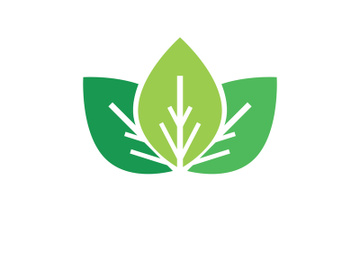 Nature leaf eco green logo icon preview picture