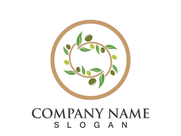 Extra virgin olive oil logo icon design vector illustration preview picture