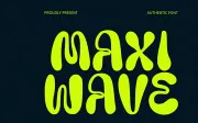Maxi Wave - Display Font