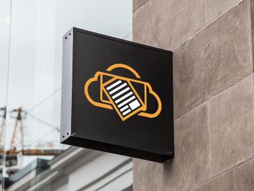 Blogger Cloud Logo Design preview picture