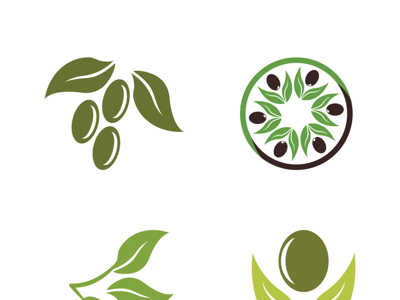 olive icon vector illustration design template