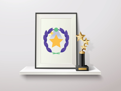 Gradient : Awards And Trophy IconSet