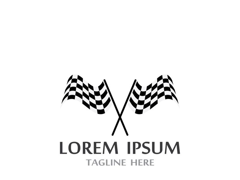 Race flag logo